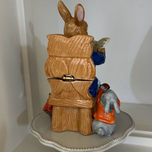 Large Easter Bunny Trinket Box - Picture 4 of 9